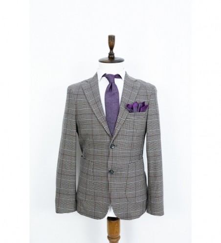 SACOU BARBATI SLIM MARO IN CAROURI