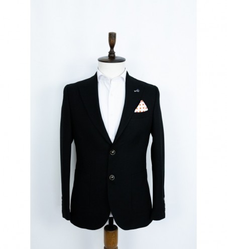 SACOU BARBATI SLIM NEGRU UNI