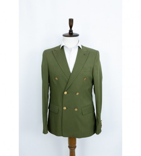 SACOU BARBATI SLIM KAKI LA DOUA RANDURI DE NASTURI