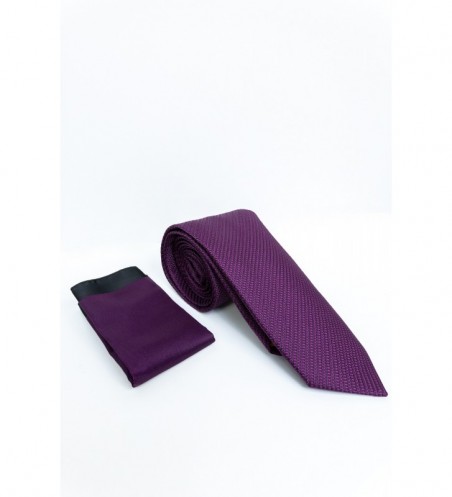CRAVATA POLIESTER TESUTA MOV UNI